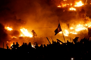 Kiev (wonder if there are any chickens in there). (Photo taken without permission from AlJazeera)